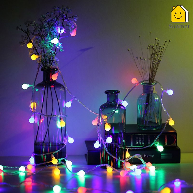Đèn Nháy Cherry Ball 20 Bóng Dùng Pin Tiểu