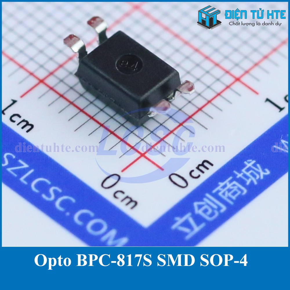 Combo 10 con Opto cách ly quang BPC-817S SOP-4 chính hãng [HTE Quy Nhơn CN2]