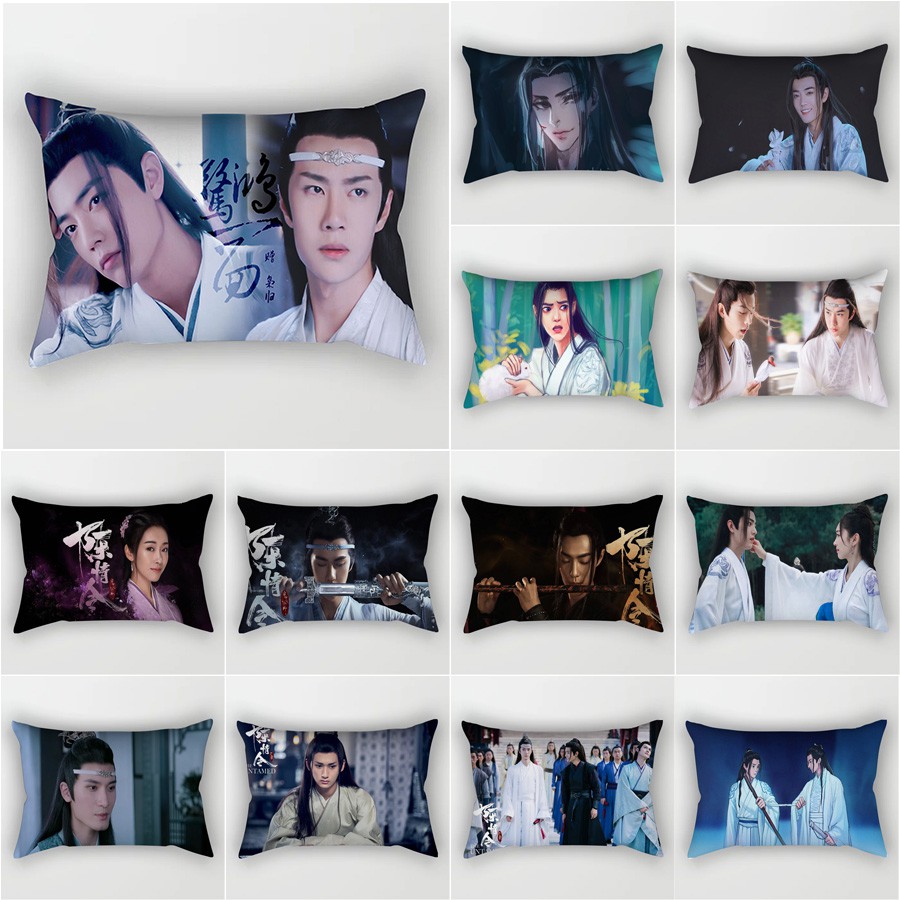 Áo gối in hình nhân vật phim Trần Tình Lệnh kích thước 50*30cm