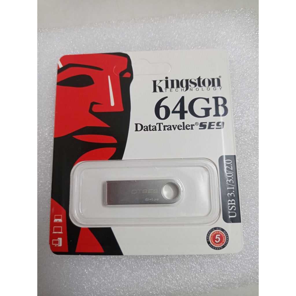 USB  Kingston 64gb/32gb/16gb DTSE9 2.0, thiết kế nhỏ gọn, vỏ kim loại chống nước