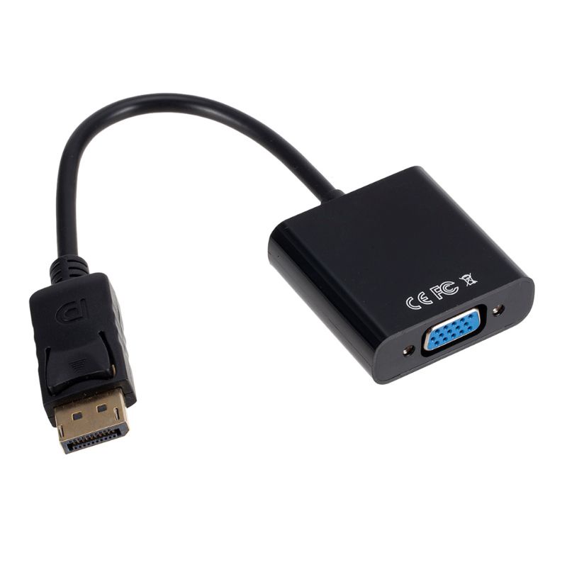 Cáp Chuyển Đổi Dp Sang Vga Chuyên Dụng Cho Màn Hình Máy Tính / Laptop / Máy Chiếu / Hdtv