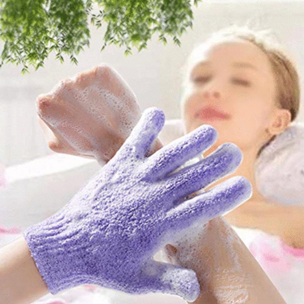 Găng tay đi tắm tẩy tế bào chết DIY L8A2