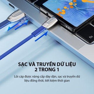 [BH 1 Năm] Cáp Sạc Nhanh Type-C/ MICRO VIVAN BTK-CS/ BTK-MS 3A 1m