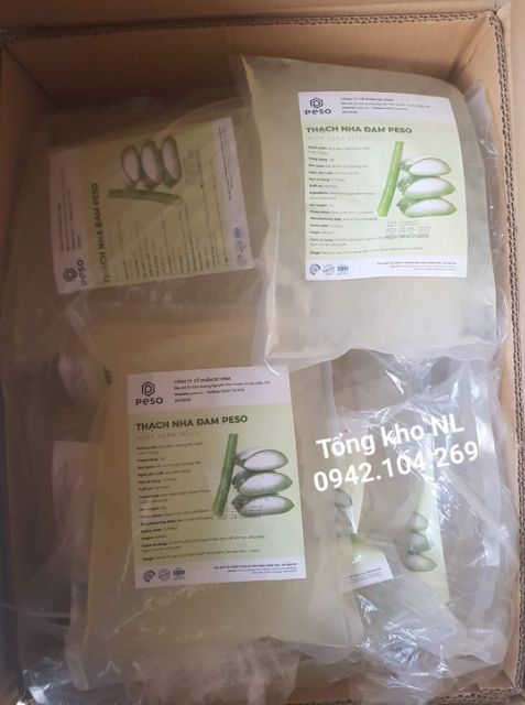 Thạch Nha Đam Peso ngon gói 1kg - TOPPING TRÀ CHANH CỰC ĐỈNH