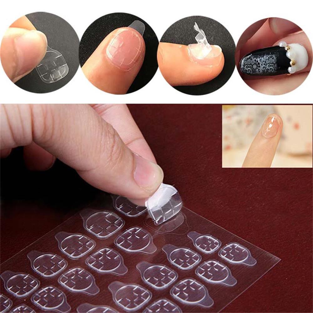 💎OKDEALS💎 New Double Sided Stickers Beauty Adhesive Tapes False Nail Tips Women Transparent DIY Ultra Thin Extension Tool