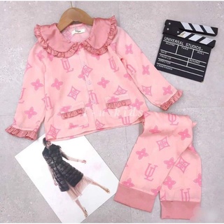 Bộ ngủ pijama lụa cho bé gái