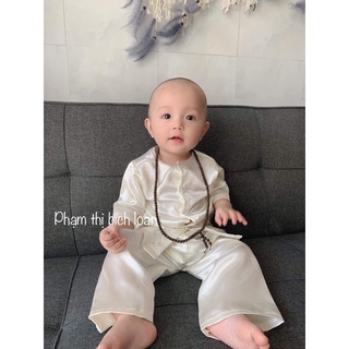 Mẫu bà ba trơn kèm khăn