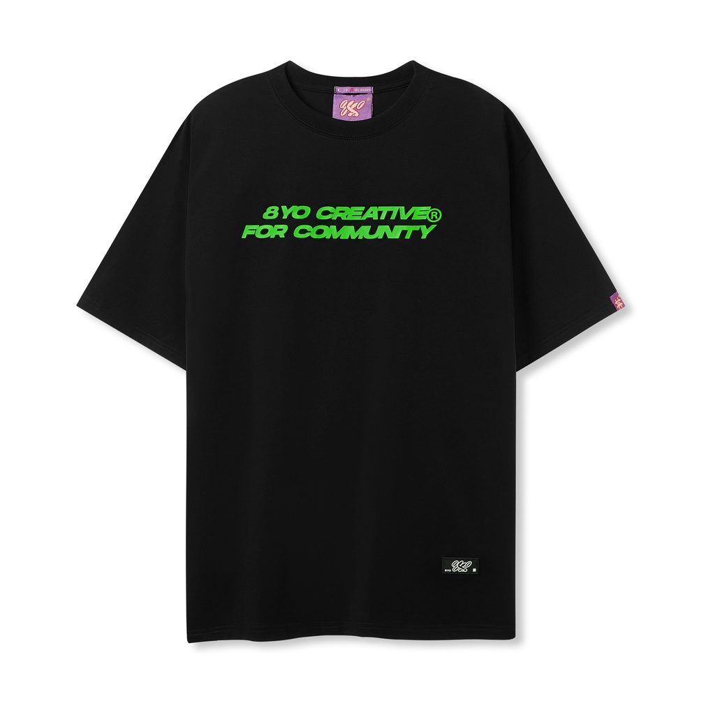 Áo thun tay lỡ 8YO phông Unisex nam nữ Premium Cotton oversize form rộng CREATIVE TEE