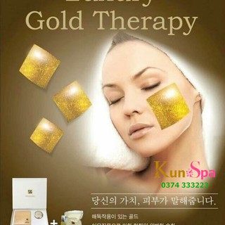 10 Miếng Mặt Nạ Vàng Lá Đắp Mặt