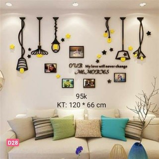 Tấm dán , mica cute decor nhà phòng ngủ (d21-d28)