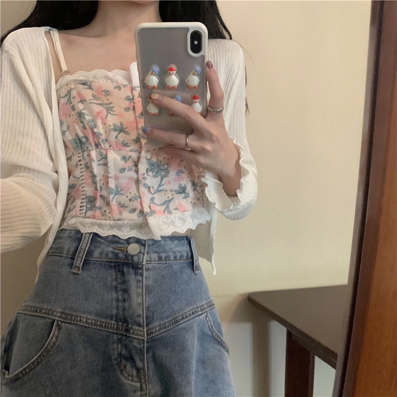 Áo Khoác cardigan Dệt Kim Mỏng Dáng Ngắn Thời Trang Mùa Hè Dành Cho Nữ