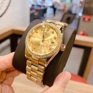 [FULLBOX DA] Đồng Hồ Rolex Nam Nữ Viền Đá Cao Cấp - CW