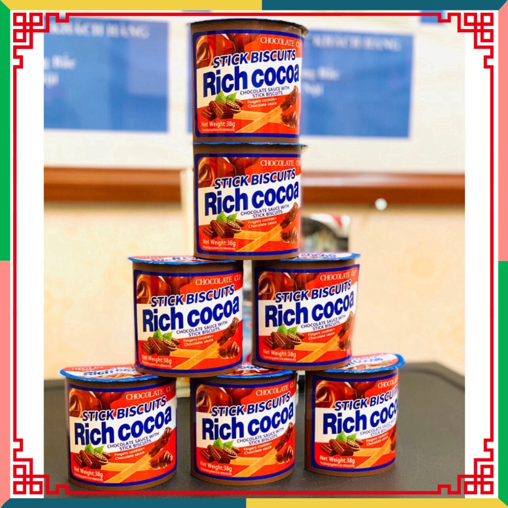 Bánh Que Chấm Rich Cocoa 38g Ngon Khó Cưỡng