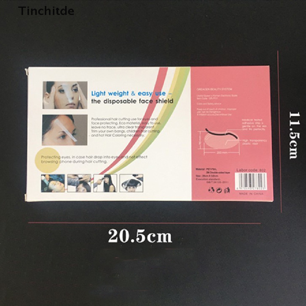 Set 100 Mặt Nạ Mắt Trong Suốt Hỗ Trợ Tạo Kiểu Tóc