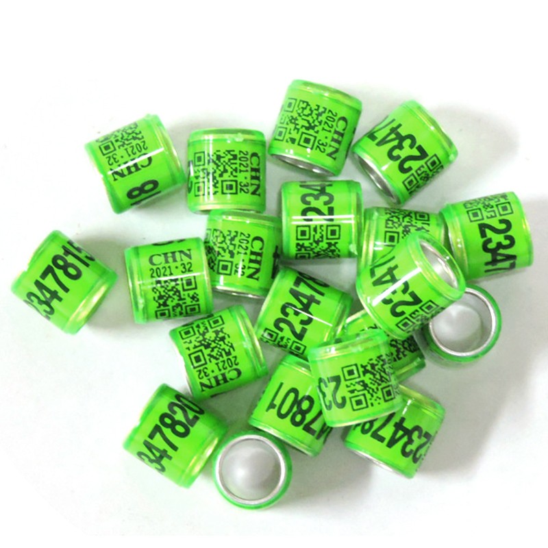 Set 50 Vòng Đeo Chân Chim Bồ Câu Nhiều Màu Sắc Xác Định Tiện Dụng