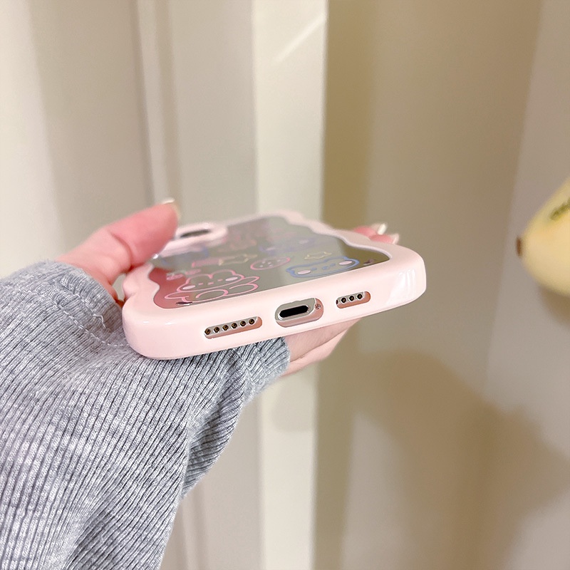 Ốp lưng iphone ốp Điện Thoạii Mặt Gương Họa Tiết Hoạt Hình Cho iPhone 14 13 12 11 promax XS XR xsmax se2020 6 7 8plus