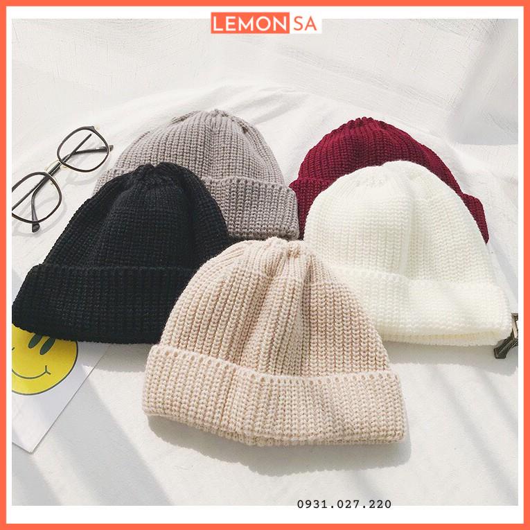 Mũ len Benie dệt kim form tròn Mũ phong cách Hàn Quốc - Mã ML002