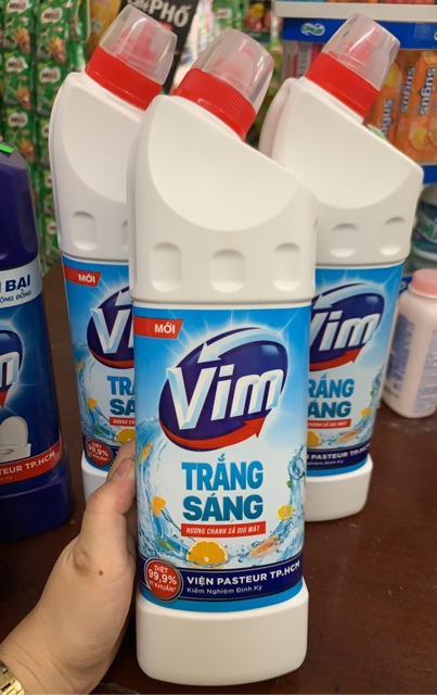 Chất Tẩy Rửa Bồn Cầu và Nhà Tắm Vim 880ml/900ml