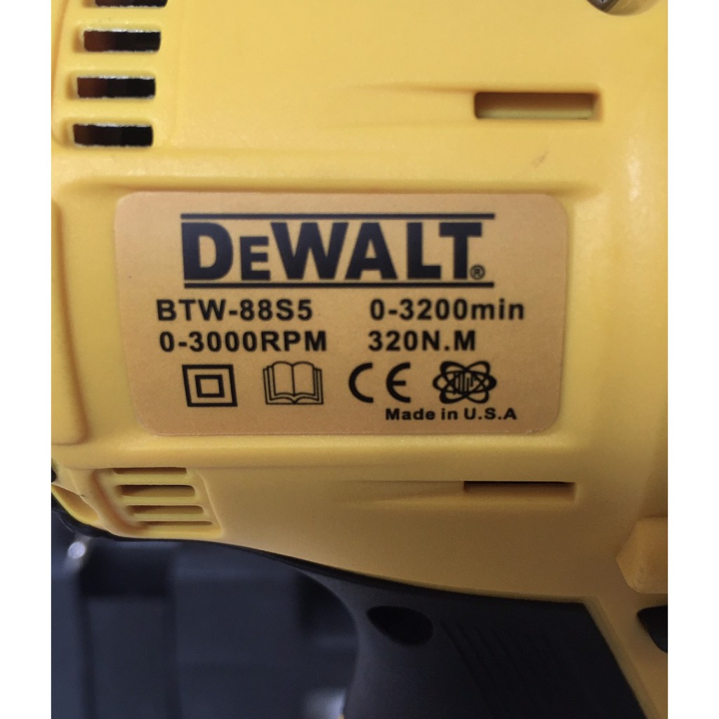 Máy siết bulong DeWALT 99v không chổi than kèm phụ kiện như hình ảnh