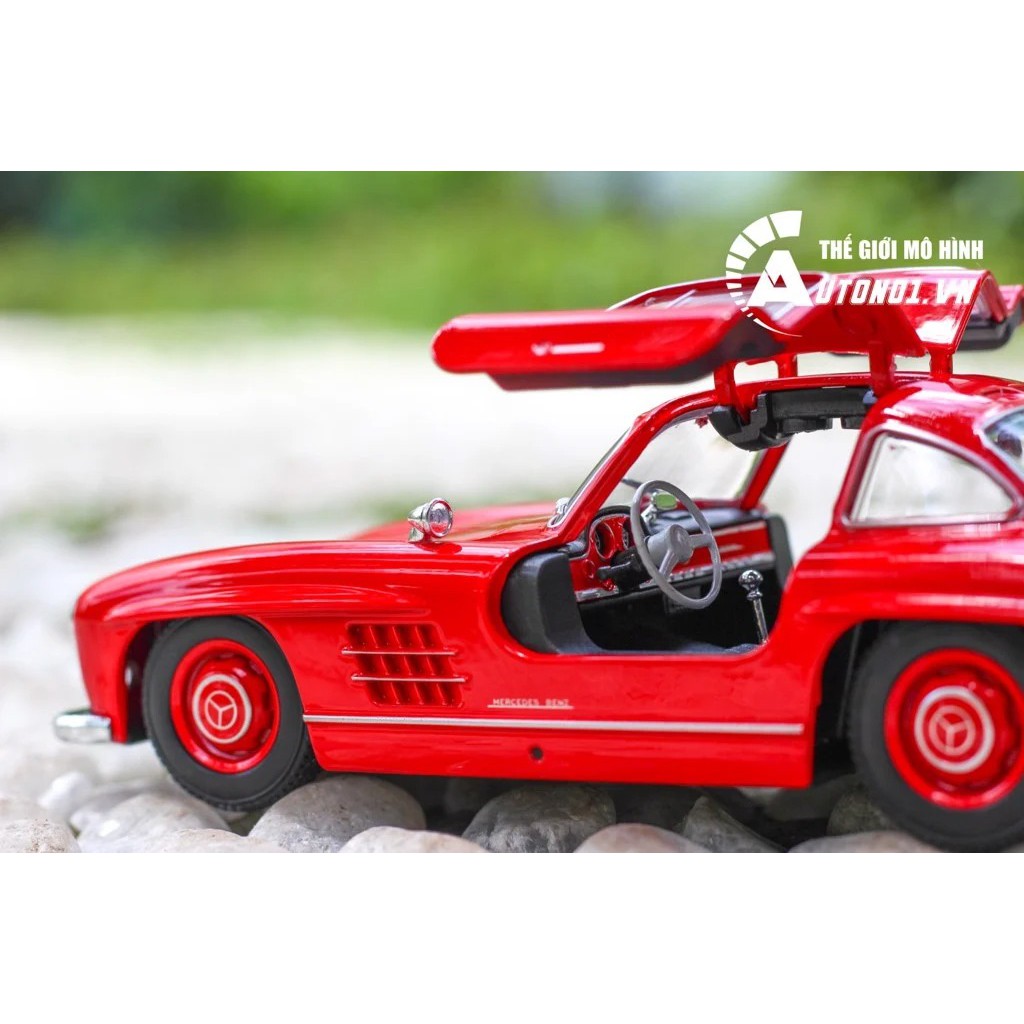 MÔ HÌNH MERCEDES BENZ 300 SL 1954 RED 1:24 WELLY 7021