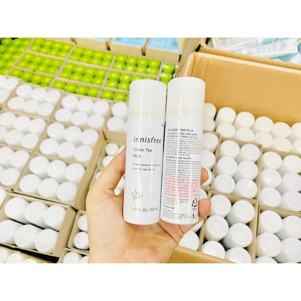 [Có sẵn] Xịt khoáng trà xanh Innisfree Green Tea Mineral Mist chính hãng