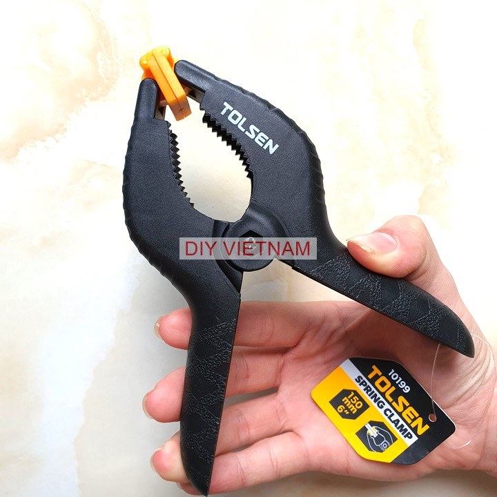 Kẹp gỗ lò xo hãng Tolsen cao cấp cỡ 6 inch (150mm), có bán theo combo, Bảo hành 12 tháng Kouritsu Official Store