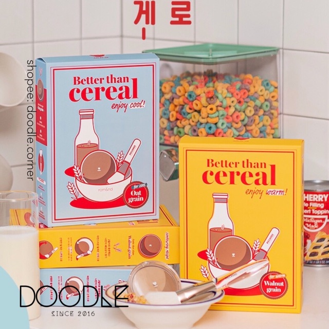 [NEW] Bộ sản phẩm tạo khối Romand x Piccasso Collezioni Better Than Cereal Edition 3 sản phẩm 2020 (Có Sẵn)