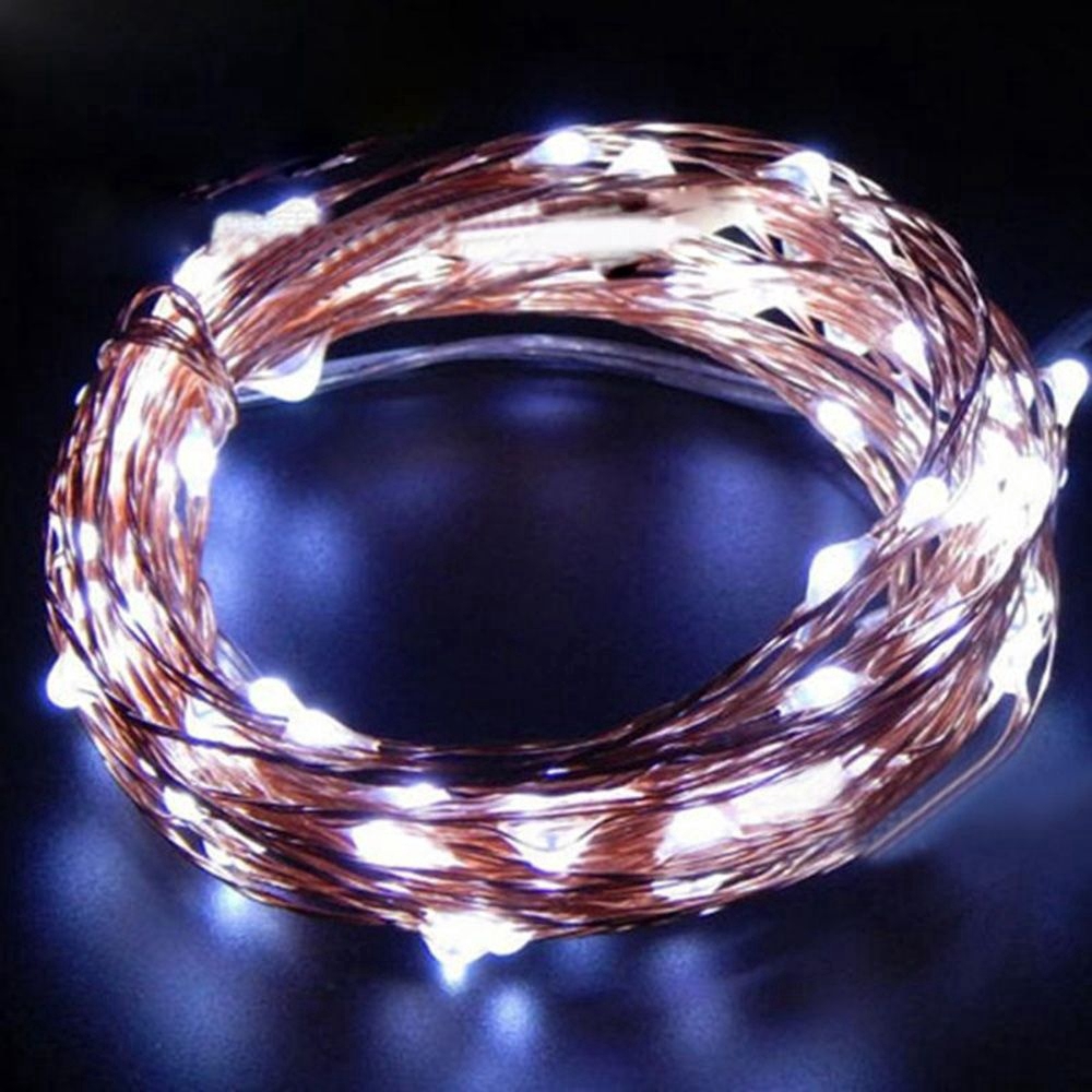 Dây Đèn Led 10 Bóng Sử Dụng Năng Lượng Mặt Trời