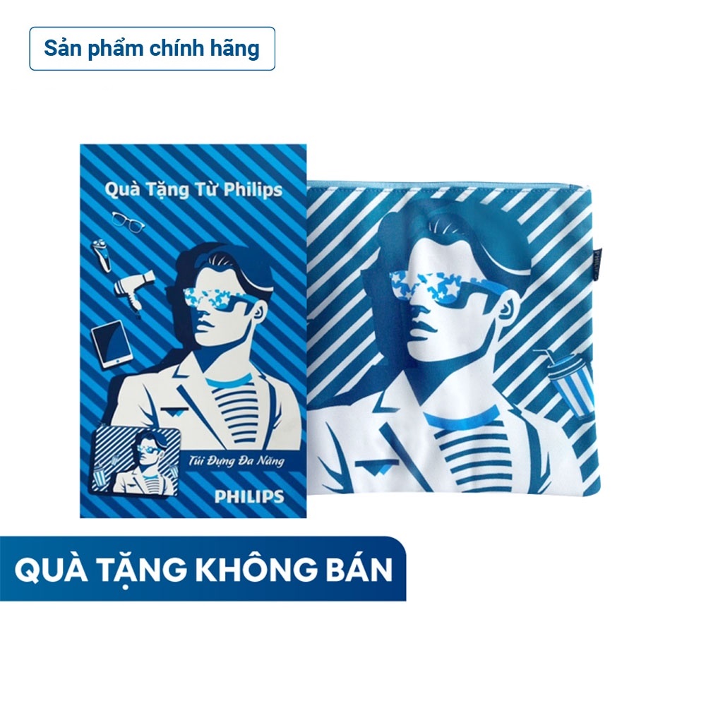 Bộ 3 túi vải đa năng Philips - Xanh dương