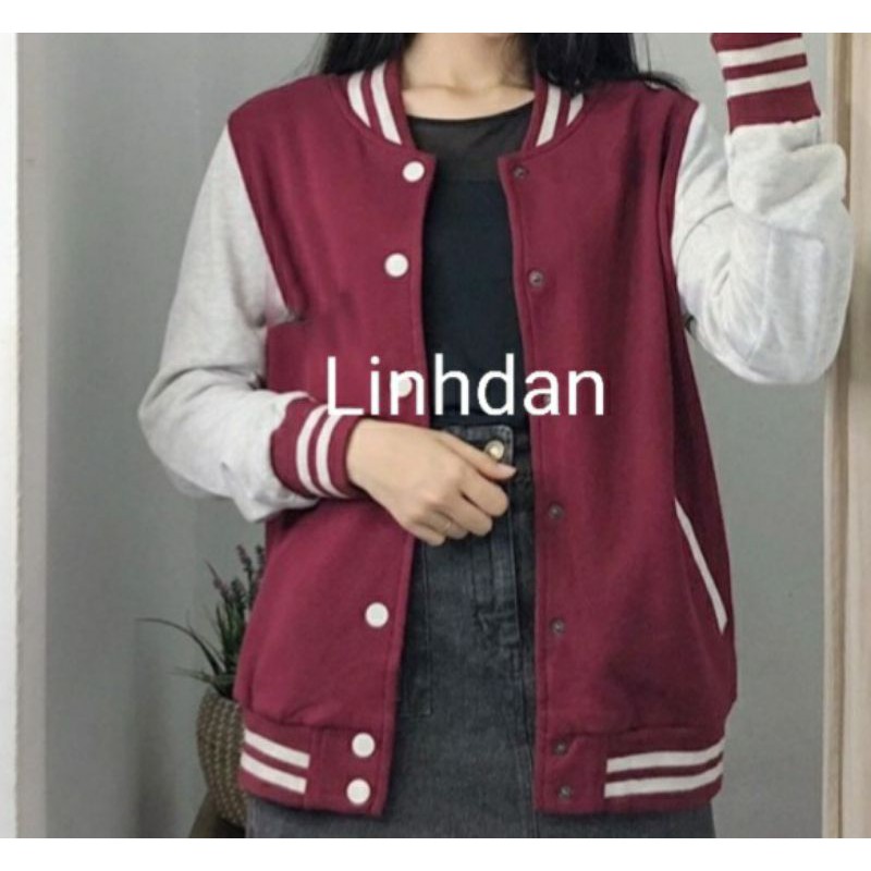 áo khoác bóng chày hàn quốc ulzzang jacket