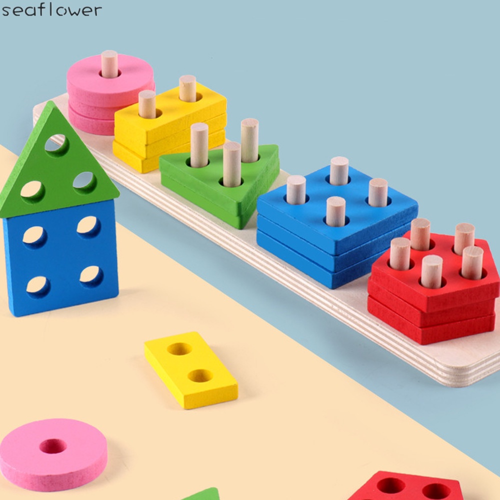 Đồ Chơi Lắp Ráp Hình Học Cải Thiện Nhận Thức Phù Hợp Với Tuổi 3 + Trẻ Em