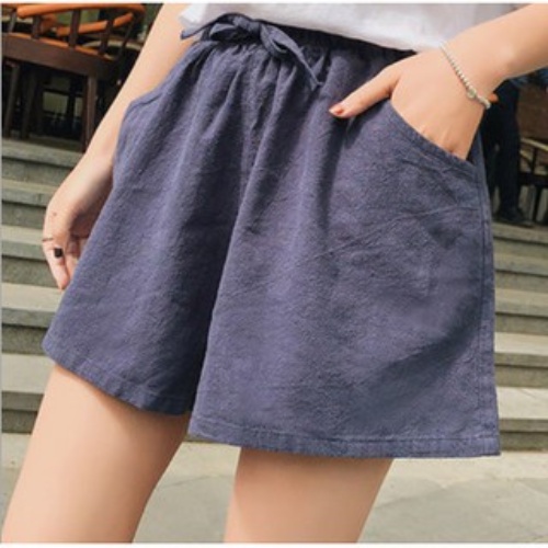 Quần đùi short đũi nữ đẹp ống rộng mát mẻ thấm hút mồ hôi GYGAP