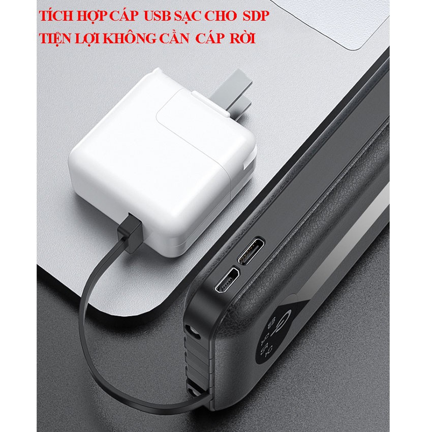 [Mẫu 2022] Sạc dự phòng chính hãng SD G11✔10000mAh ✔Kèm 3 cáp sạt - giá đỡ, xạc du phong,Bảo hành 1 năm