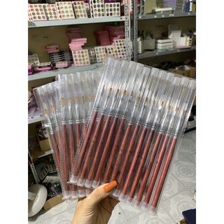 Cọ đắp gel cán gỗ Ezflow
