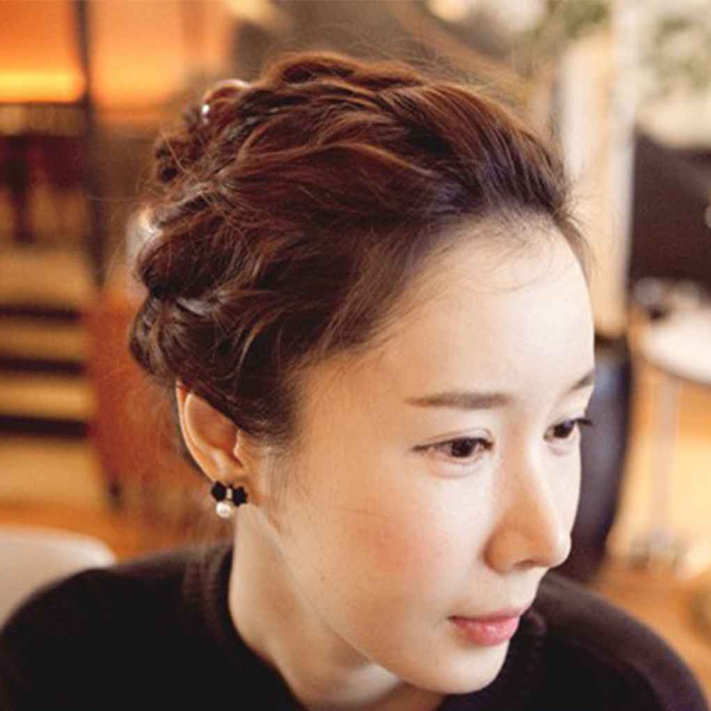 Đôi Khuyên Tai Hình Nơ Đính Ngọc Trai Giả Thời Trang Cho Nữ