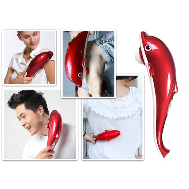 Máy Massage 3 Đầu Hình Cá Heo Loại Lớn