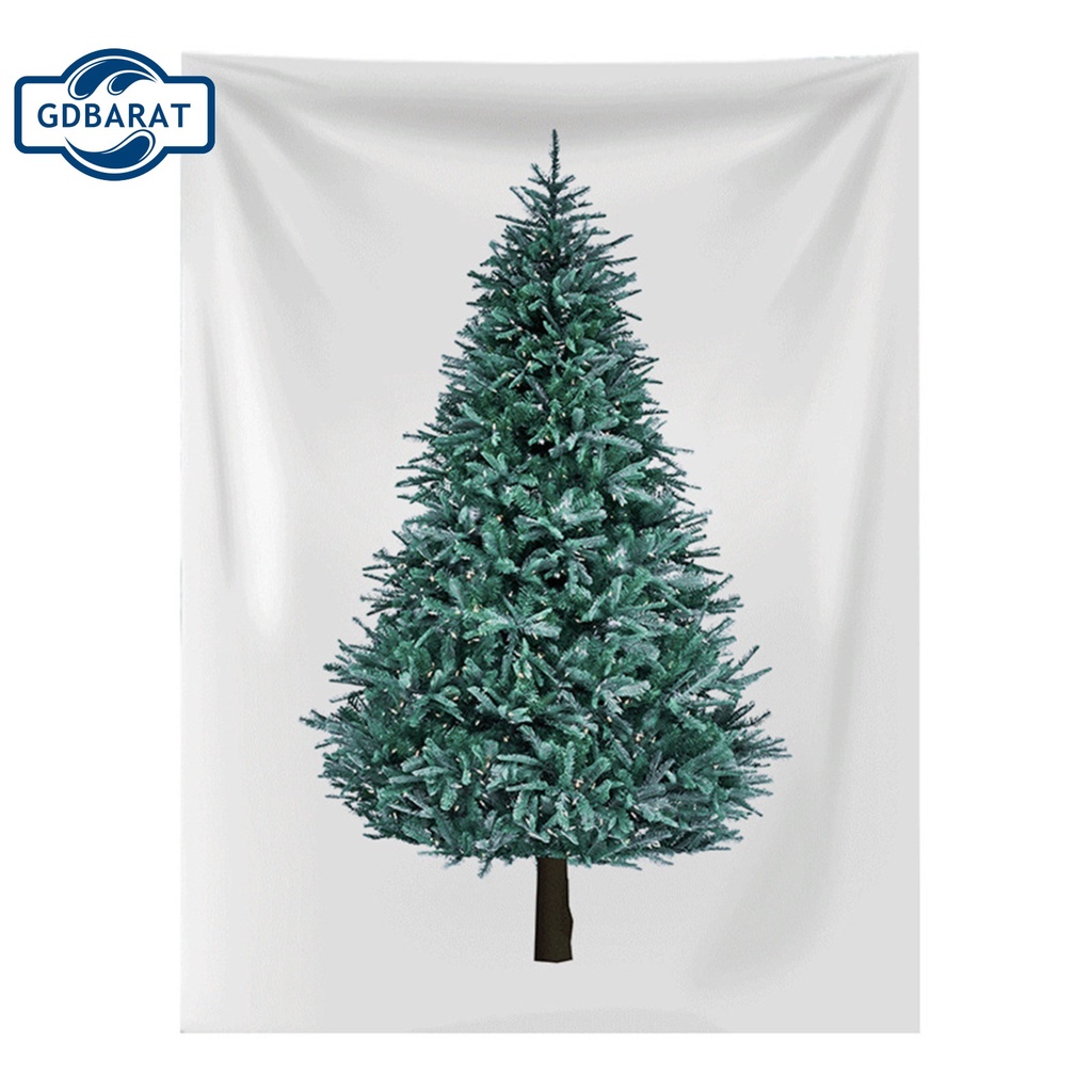 Thảm treo tường mềm in họa tiết giáng sinh 3D dễ lắp đặt trang trí nhà cửa