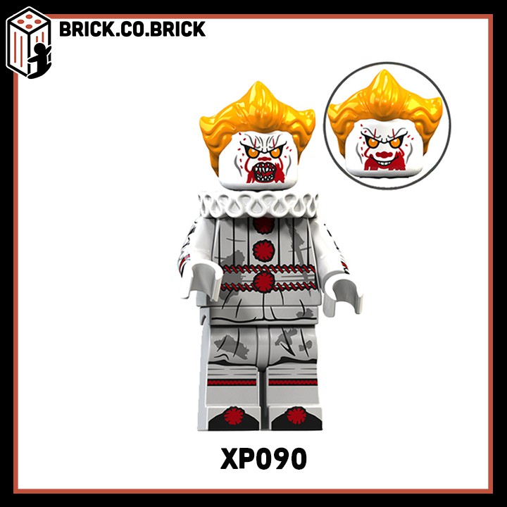 Lego Chú Hề Ma Quái IT Đồ chơi Lắp ráp Minifigure Halloween Non lego Kinh Dị KT1012