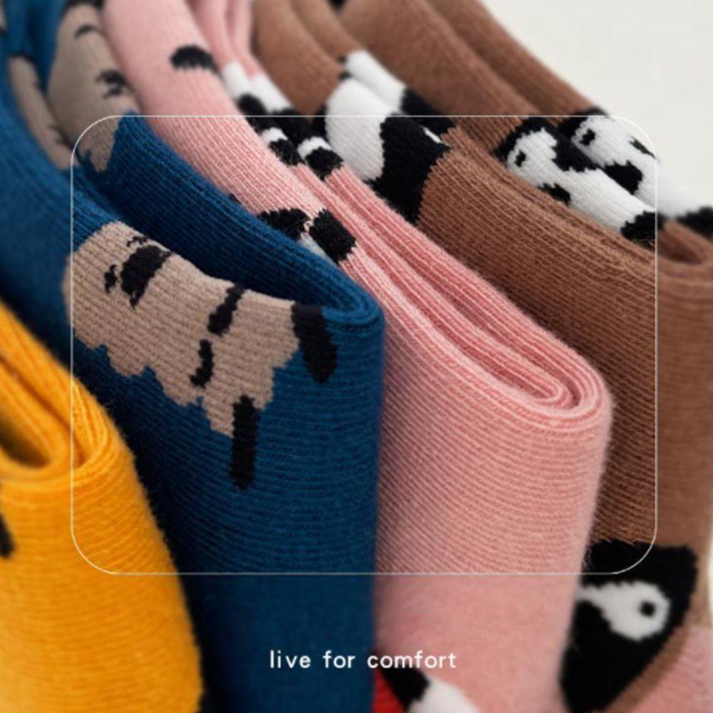 HS Tất VảI Cotton In HìNh GấU TrúC / Chim CáNh CụT