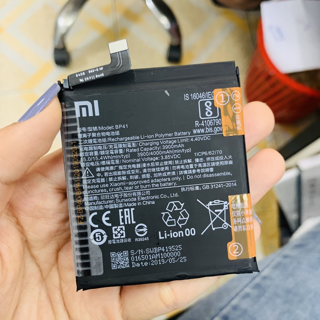 Pin Xiaomi Mi 9T , K20 ( BP41) zin linh kiện, loại tốt