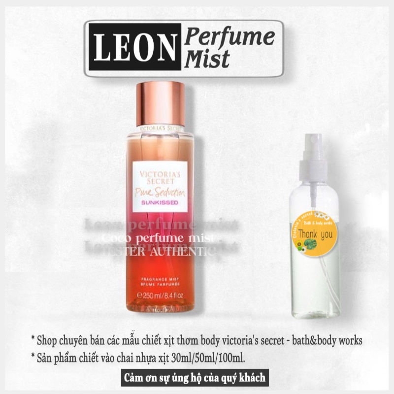 💎LEON💎 Xịt Thơm Toàn Thân Body Mist -  Bare Vanilla Sunkissed  - 𝐦𝐚̂̃𝐮 𝐭𝐡𝐮̛̉ 𝟑𝟎𝐦𝐥/𝟓𝟎𝐦𝐥