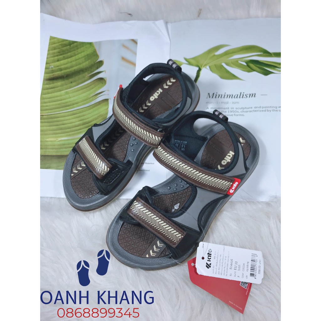 [HÀNG HIỆU THÁI LAN] Sắm ngay cho bé một đôi quai hậu này để bắt đầu một năm học mới nào. Sandal Kito EC4426 Thái Lan
