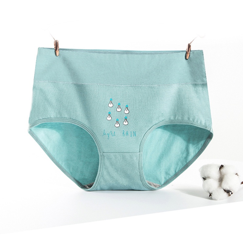 Quần lót FALLSWEET từ cotton lưng cao không đường may