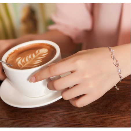 [5 Mẫu Hot]_ Vòng tay, lắc tay bạc phong cách Hàn Quốc