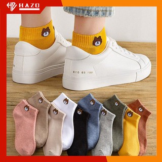 Tất hình gấu 💖FREESHIP📛 Tất Nữ Đi Giày Hình Gấu Đáng Yêu, Vớ Nữ Nhiều Màu