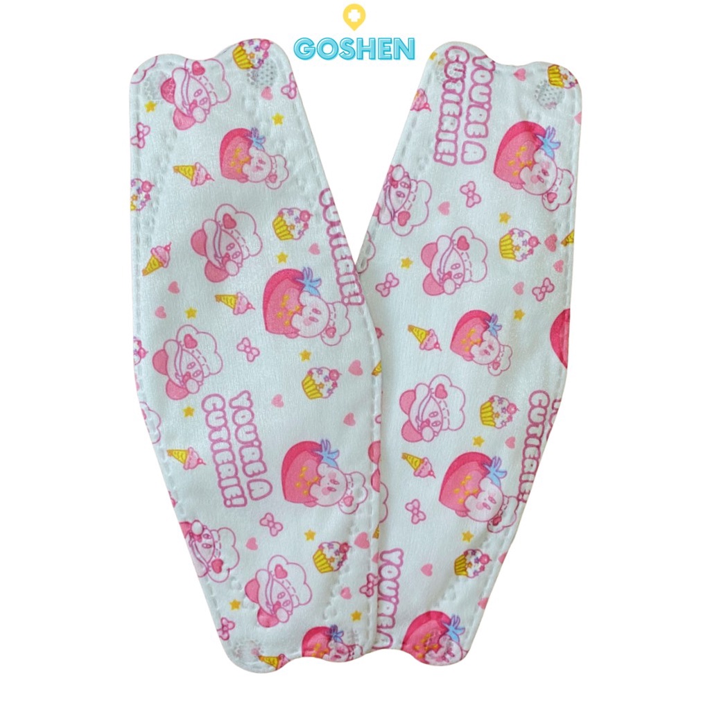 Khẩu trang KF94 hoạt hình cho người lớn, họa tiết dễ thương (hình thật shop tự chụp)
