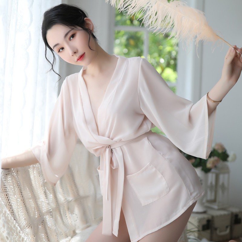 Đầm ngủ sexy, váy ngủ phong cách Kimono gợi cảm