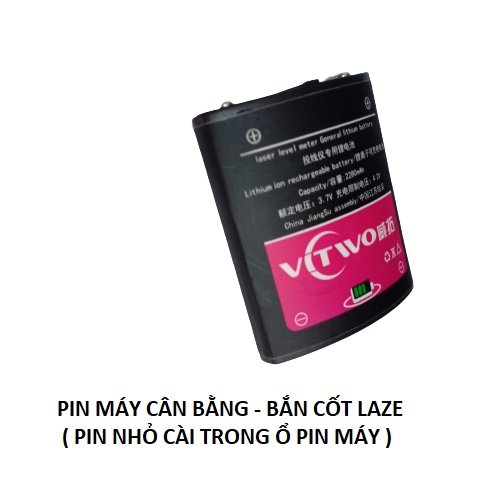 Pin máy cân bằng laze 5 tia xanh - pin máy bắn cốt