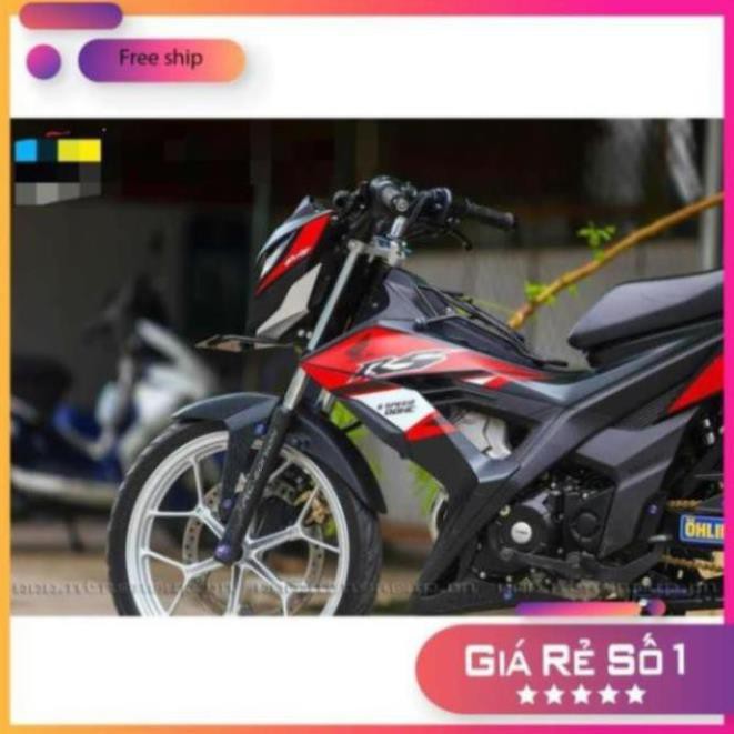 TEM RỜI SONIC 150 ĐỎ ĐEN