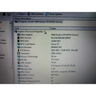 card màn hình laptop Dell AMD Firepro M5100